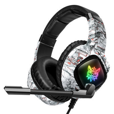 RGB Subwoofer Wired Headphones – USB, Dynamic Sound, (Black, Grey, Camouflage)