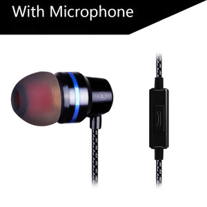 DUSZAKE In-Ear Headphones For Xiaomi Earphone For Phone Stereo Bass Headset Metal Wired Earphone HiFi Headphones Mic for Samsung