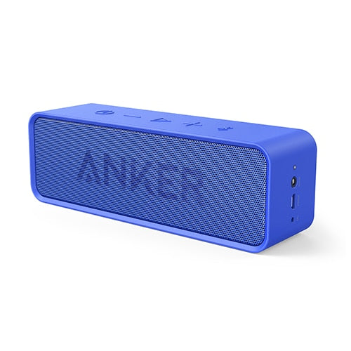 Anker Soundcore Portable Bluetooth Speaker - Dual-Driver, Rich Bass, 24H Playtime, 66ft Range & Built-in Mic