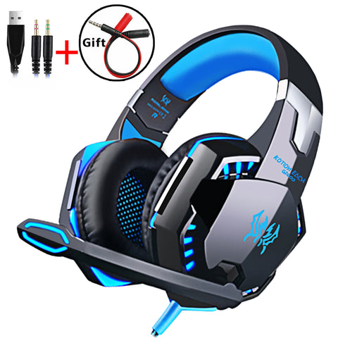 Wired Gaming Headset Headphones Surround sound Deep bass Stereo Casque Earphones with Microphone For Game XBox PS4 PC Laptop