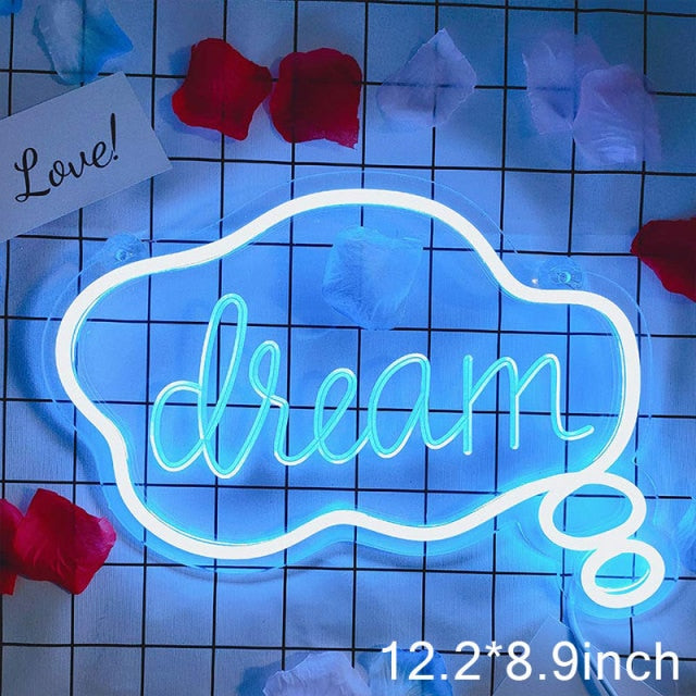 Dream LED Neon Light Sign Letters