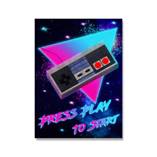 RETRO GAME POSTER