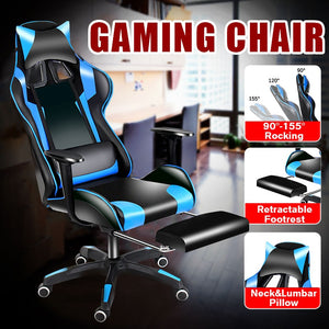 155° Furniture High Back Gaming Chair Recliner