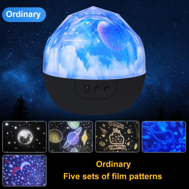 Starry Sky Night Light Projector