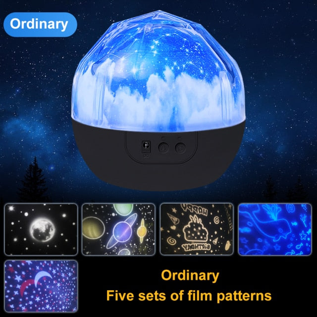 Starry Sky Night Light Projector