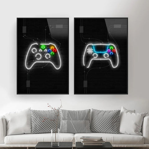 CONTROLLERS ABSTRACT POSTER