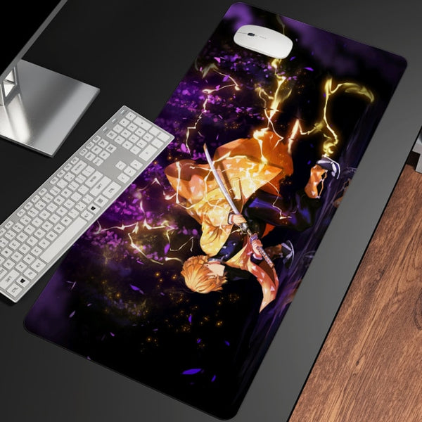 XL Anime Demon Slayer Mousepad HD Printing Computer Gamers Locking Lock Edge Mouse Pad XXL90x40cm Keyboard PC Desk Pad Csgo Pad