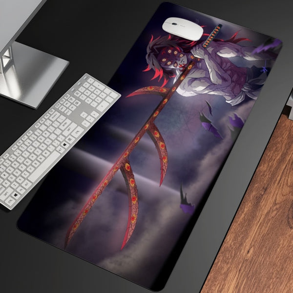 XL Anime Demon Slayer Mousepad HD Printing Computer Gamers Locking Lock Edge Mouse Pad XXL90x40cm Keyboard PC Desk Pad Csgo Pad