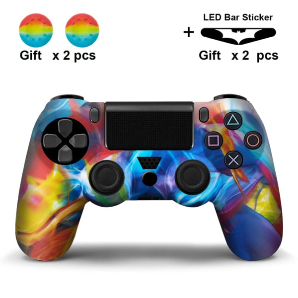 Silicone Rubber Case Cover For SONY Playstation 4 PS4 Controller Protection Skin For PS4 Pro Slim Gamepad Controle Thumb Grips