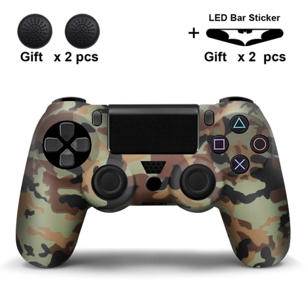 Silicone Rubber Case Cover For SONY Playstation 4 PS4 Controller Protection Skin For PS4 Pro Slim Gamepad Controle Thumb Grips