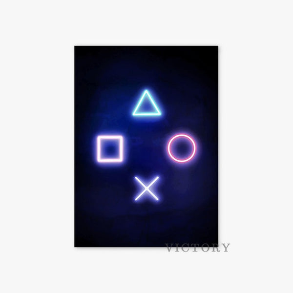 Gamer Room Poster Gamer Decoration Canvas Painting Game Playstation Pictures Hd Prints Wall Art Boys Bedroom Gaming Home Decor