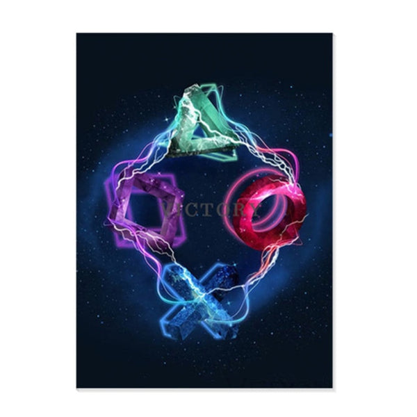 Gamer Room Poster Gamer Decoration Canvas Painting Game Playstation Pictures Hd Prints Wall Art Boys Bedroom Gaming Home Decor