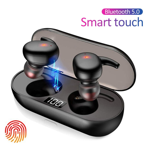 Q2 TWS Bluetooth earphone 5.0 Wireless Headset Life Waterproof Deep Bass Earbuds True Wireless Stereo Headphone Sport Earphones