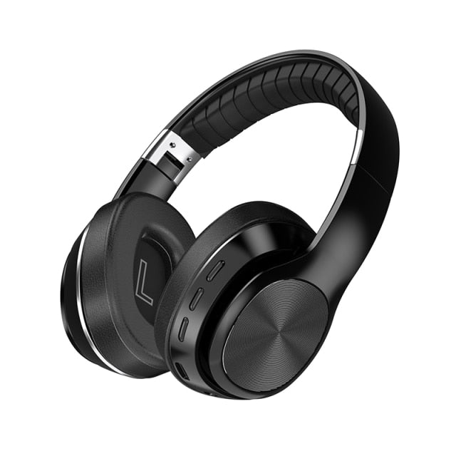 HiFi Bluetooth Wireless Headphones - Foldable, Deep Bass, Mic, TF Card & FM Radio