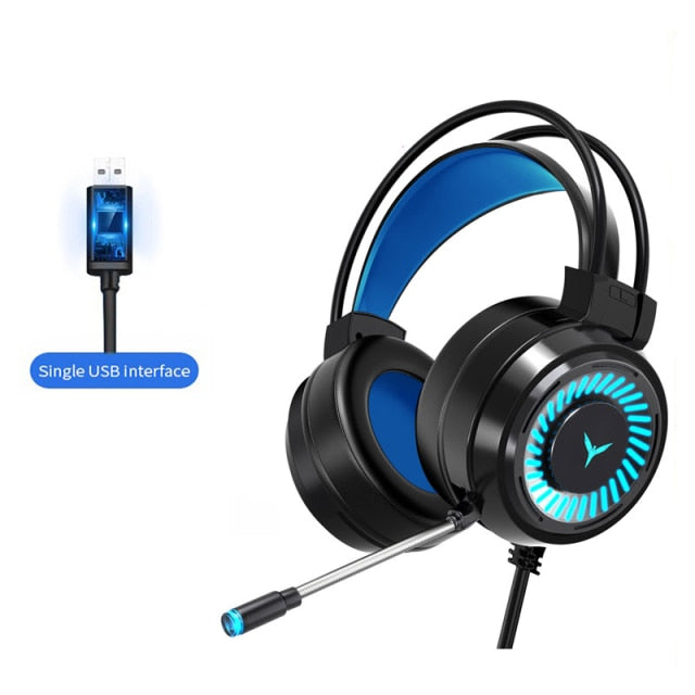 NDJU G60 Gaming Headset - Wired, 3.5mm, Stereo Sound, with Microphone