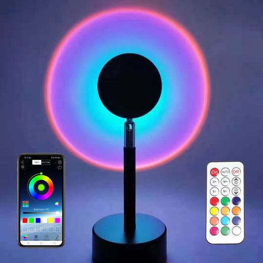 16-Color Sunset Projector Lamp with APP Control