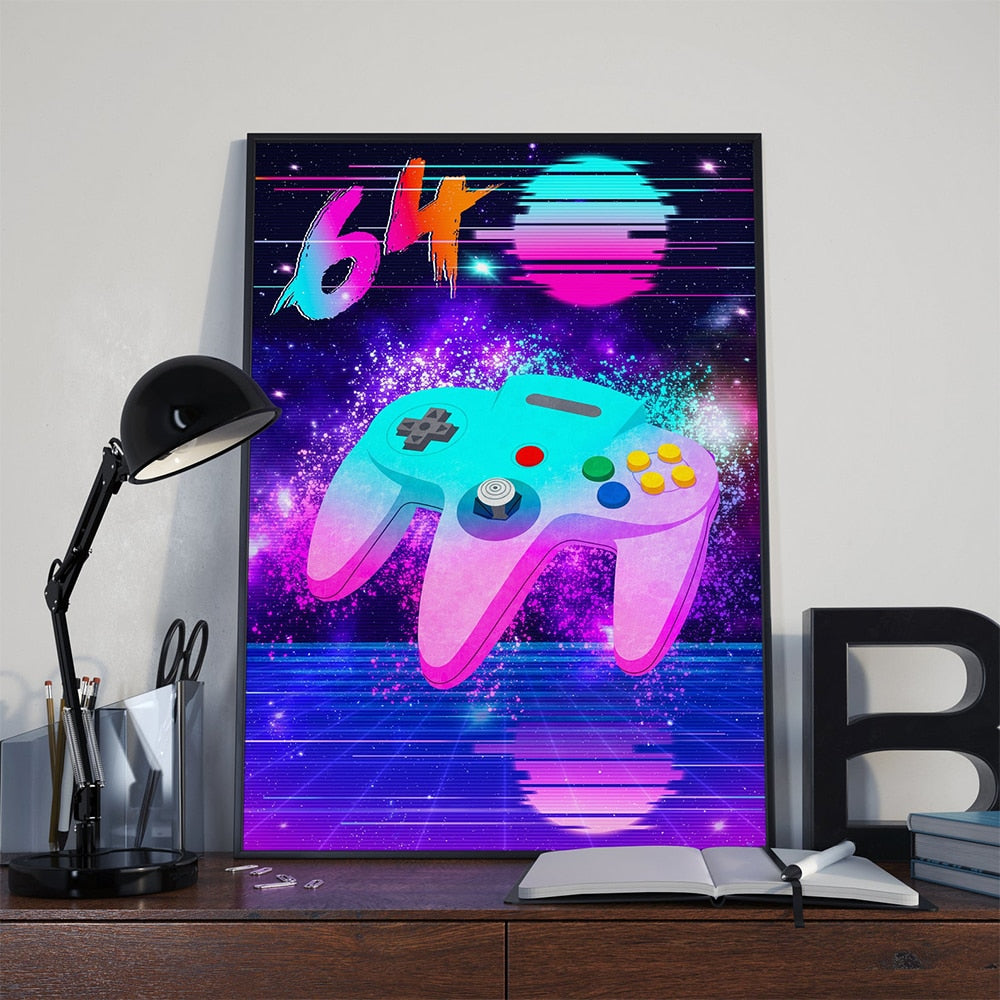 RETRO GAME POSTER