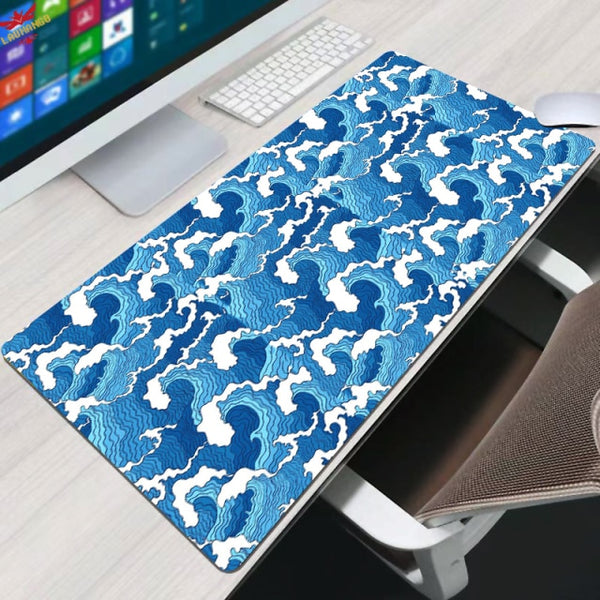 Flower Pad Large Black Gaming Mouse Pad Floral Mousepad Gamer 900x400 Rubber Keyboard Mats Desk Pad Mat Table Mausepad Carpet