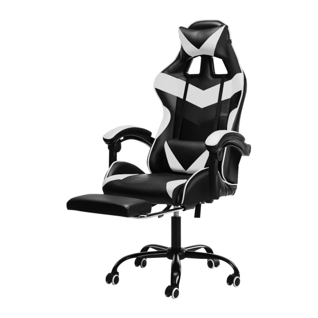 Ergonomic Leather Gaming & Office Chair – Swivel, Lifting, Reclining for Comfort