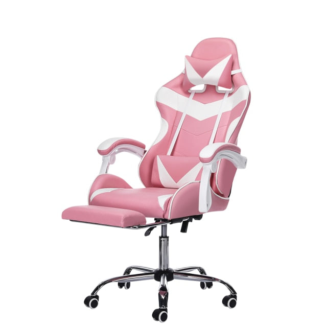 Ergonomic Leather Gaming & Office Chair – Swivel, Lifting, Reclining for Comfort