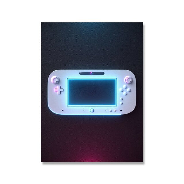 Gamer Gaming Geek Wall Art Poster Canvas Painting Playstation Buttons 3D Switch SNES Controller Boys Room Decor Fashion Pictures